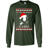 All I Want for Christmas is Snow ugly sweater PINGPONG