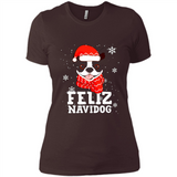 Feliz Navidog Boston Terrier Dog Ugly Xmas Sweater PING PONG