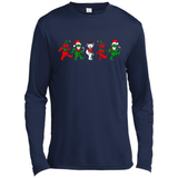 Dancing Bears Dance Christmas For Xmas Sweatshirt - Canvas Long Sleeve T-Shirt