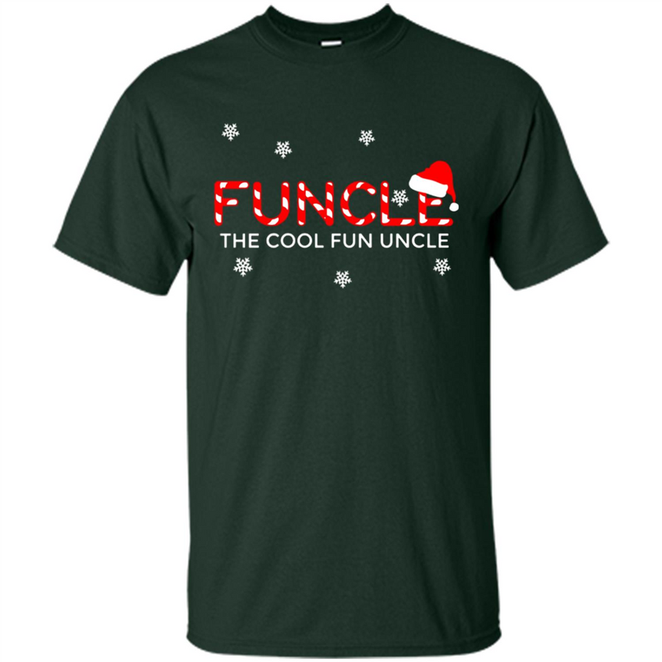 Mens Christmas Funcle The Cool Fun Uncle Definition Xmas - Shirt