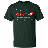 Mens Christmas Funcle The Cool Fun Uncle Definition Xmas - Shirt