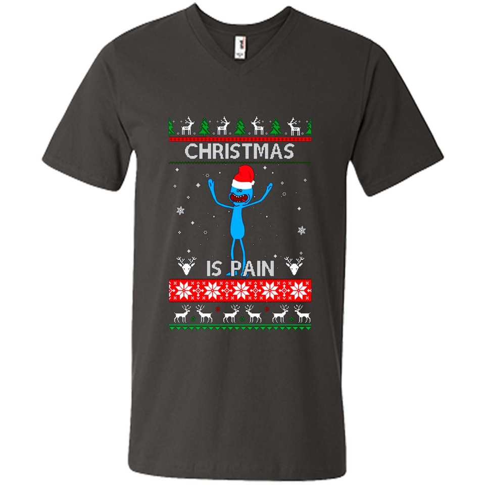 Mr Meeseeks Christmas Is Pain – Rick and Morty Christmas Sweater PINGPONG