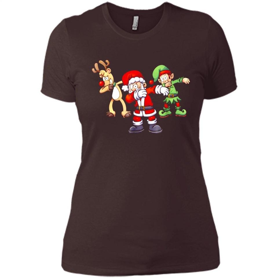 Dabbing Santa - Ladies' Boyfriend T-Shirt