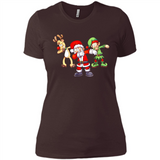 Dabbing Santa - Ladies' Boyfriend T-Shirt