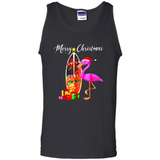 Flamingo Christmas Shirt, Merry Christmas Shirt , Flamingo - Tank Top