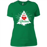 This Guy Loves Christmas Shirt - Ladies' Boyfriend T-Shirt