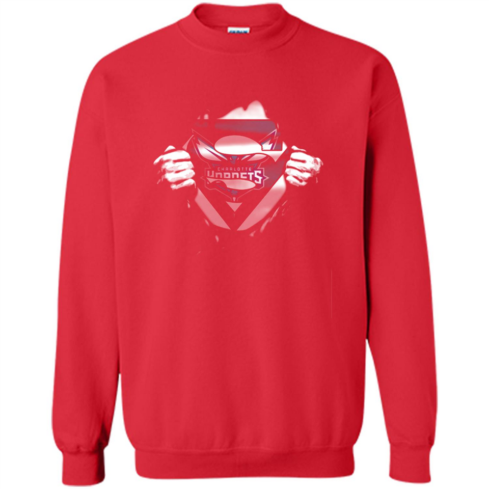 Charlotte Hornets And Superman Fans - Sweatshirt