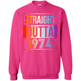 Retro Straight Outta 1974 44 Years Old - Sweatshirt
