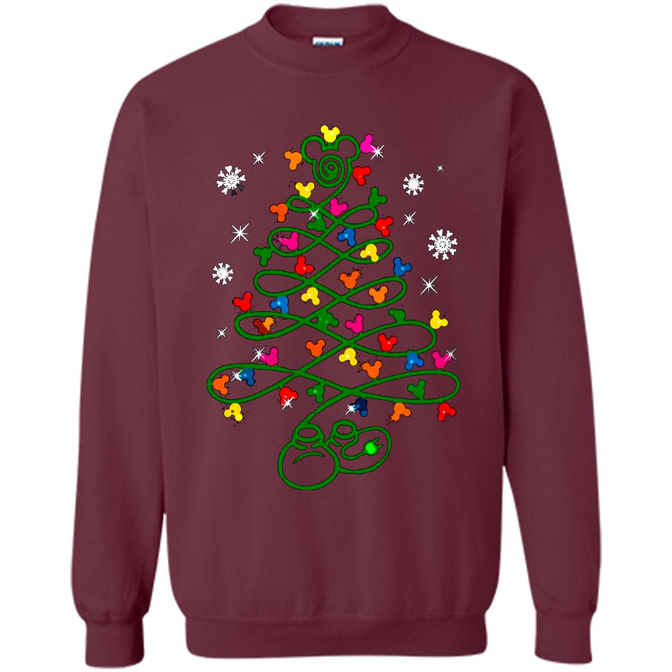 Mickey Mouse Christmas Tree ugly sweater PINGPONG