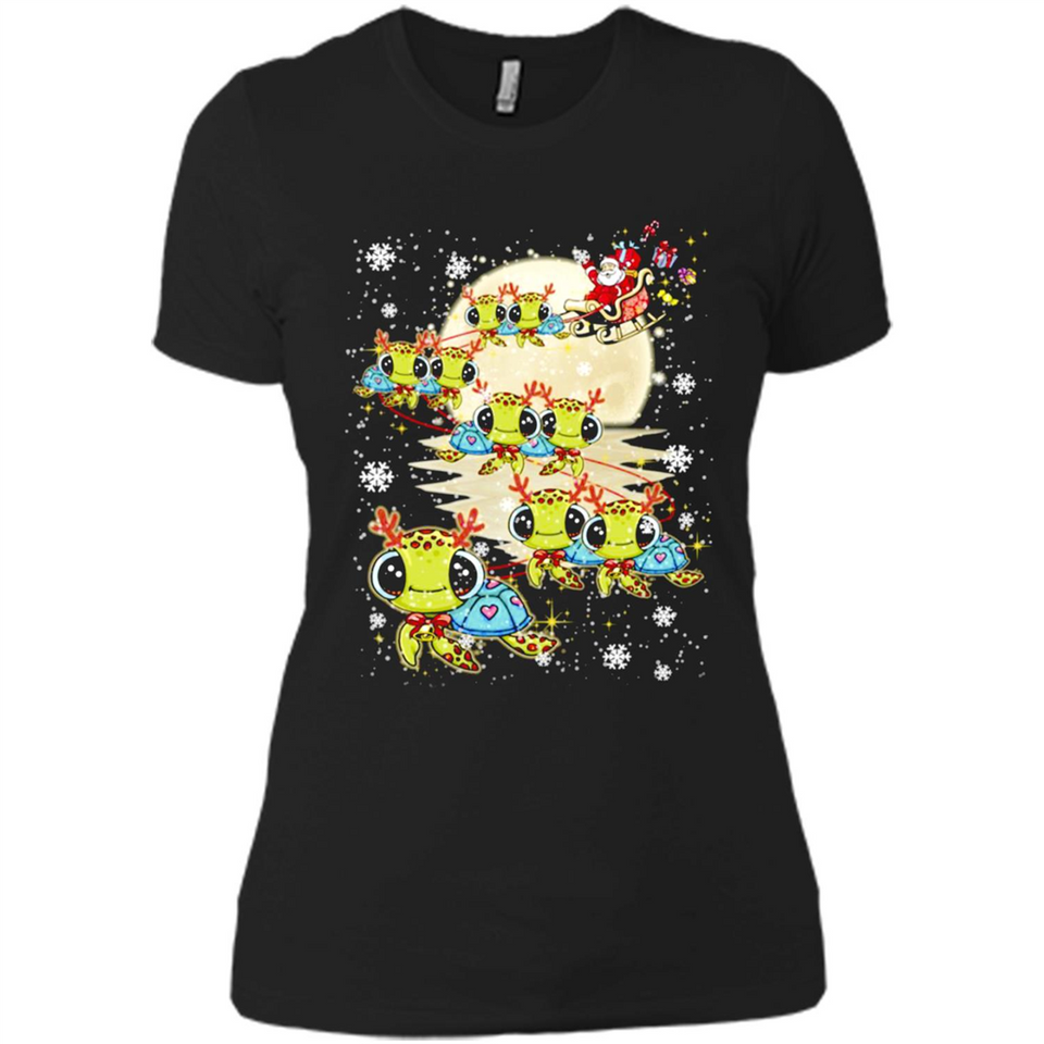 Turtles Merry Christmas - Turtles - Ladies' Boyfriend T-Shirt