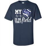 Tennessee Titans Football My Heart is on that Field - Shirt