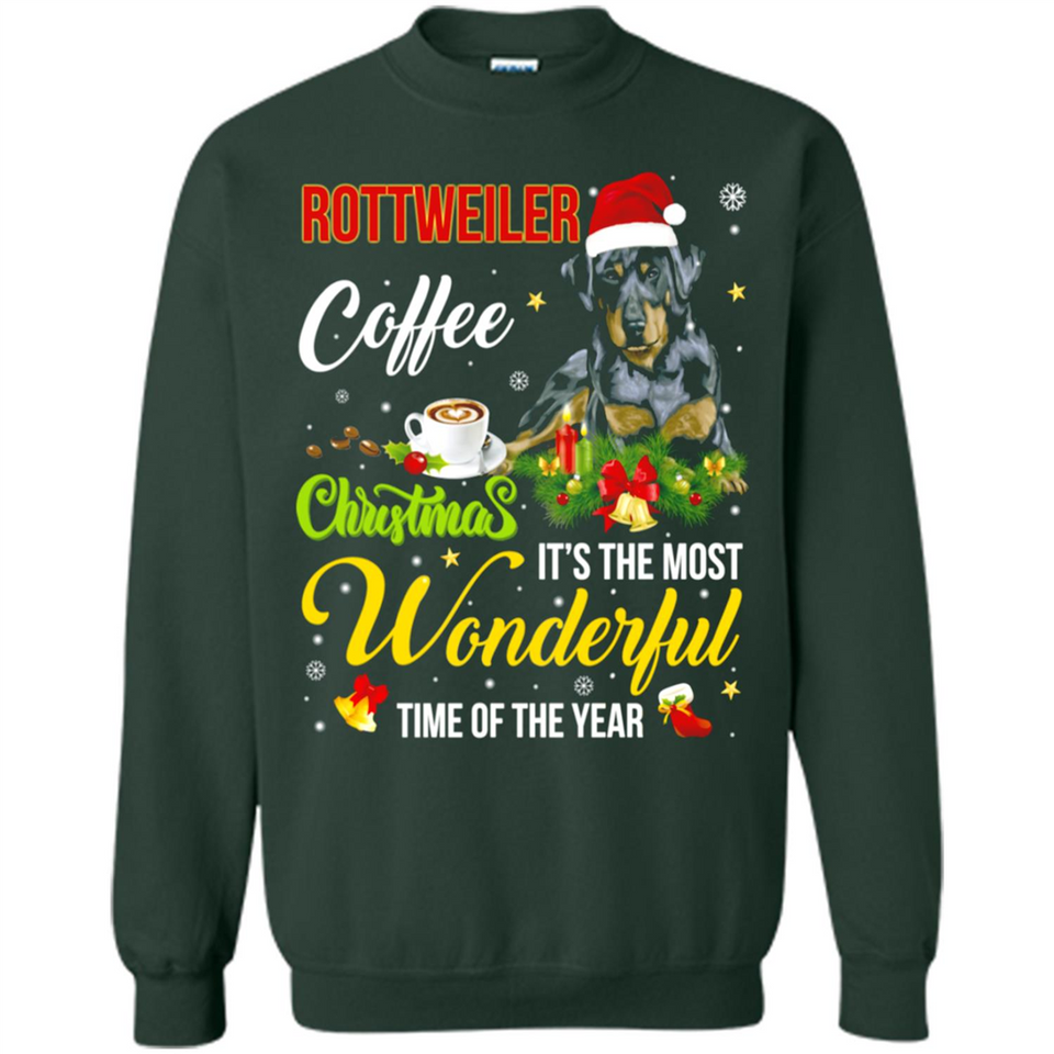 Rottweiler Coffee Wonderful Christmas