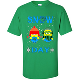 Snow Day Shirt For Carolina Panthers Vs Minion Fans pingpong