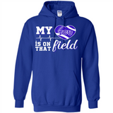 TCU Horned Frogs Football My Heart is on that Field - Hoodie