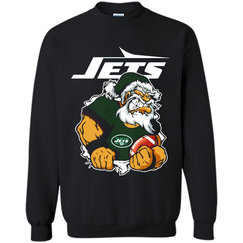 Grumpy Santa Claus Jets Football Team PINGPONG