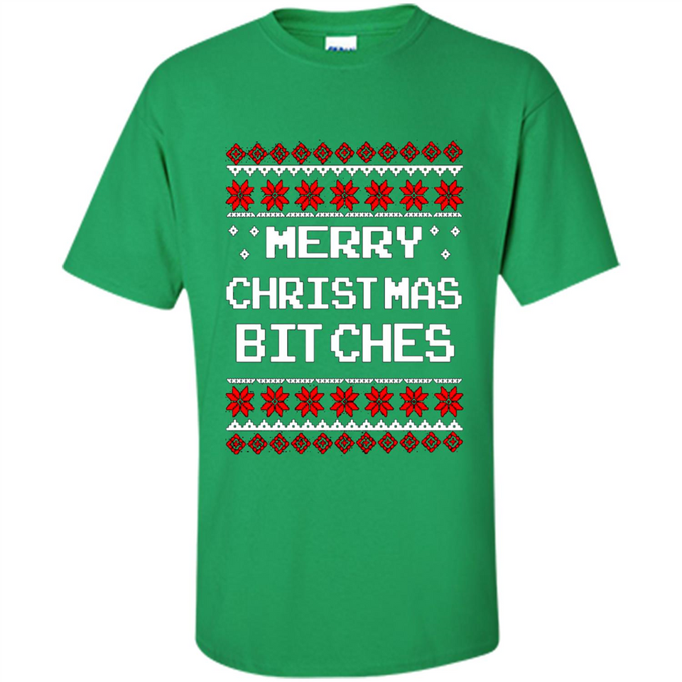Merry Christmas Bitches ugly sweatshirt PINGPONG