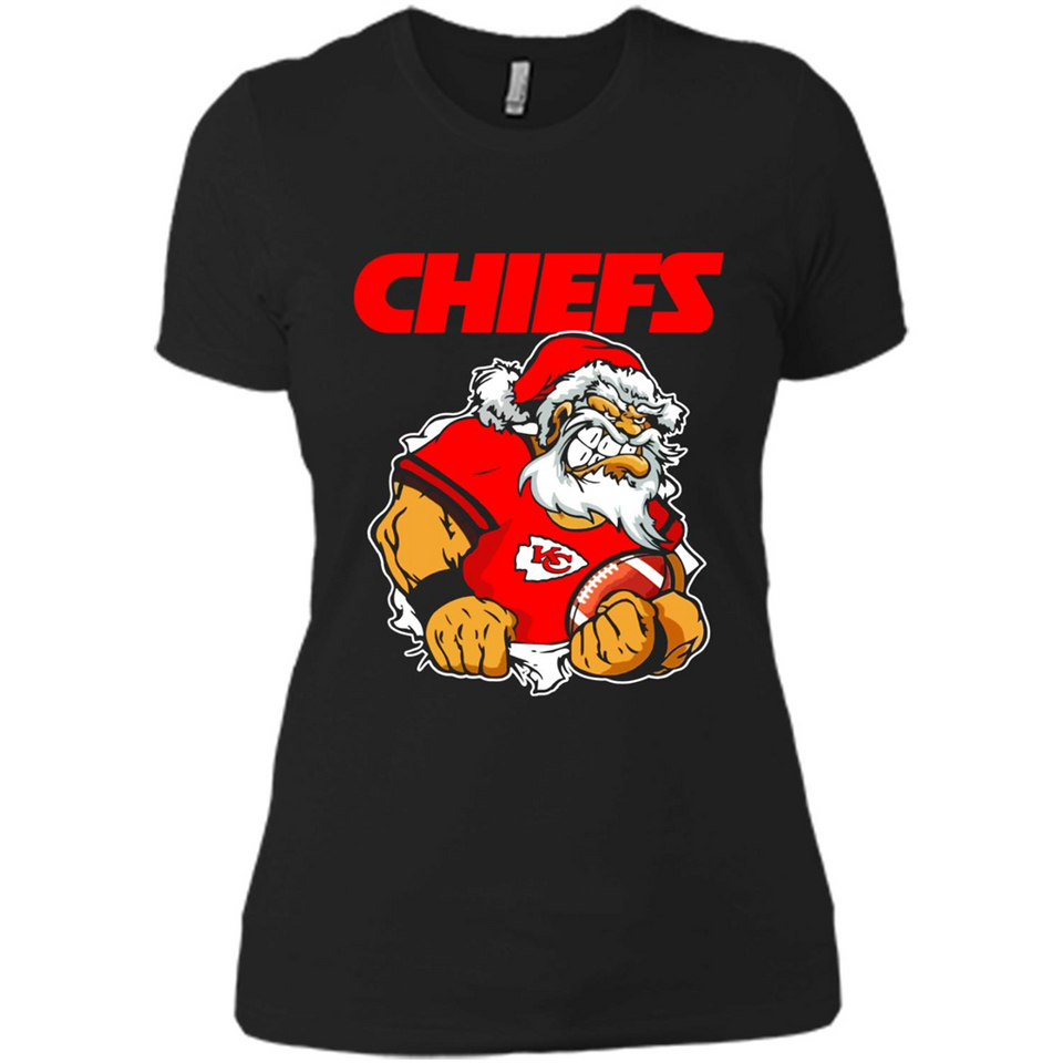 Grumpy Santa Claus Kansas City Chiefs Football Team PINGPONG
