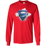 Detroit Lions And Superman Fans - Long Sleeve T-Shirt