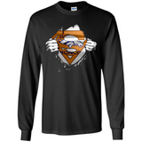Denver Broncos And Superman Fans - Long Sleeve T-Shirt
