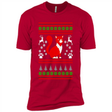 Christmas Ugly Sweater CUTE CATS UGLY CHRISTMAS SWEATERS - Premium Short Sleeve T-Shirt