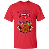 Tampa Bay Buccaneers NFL Reindeer Funny Merry Christmas And Happy New Year