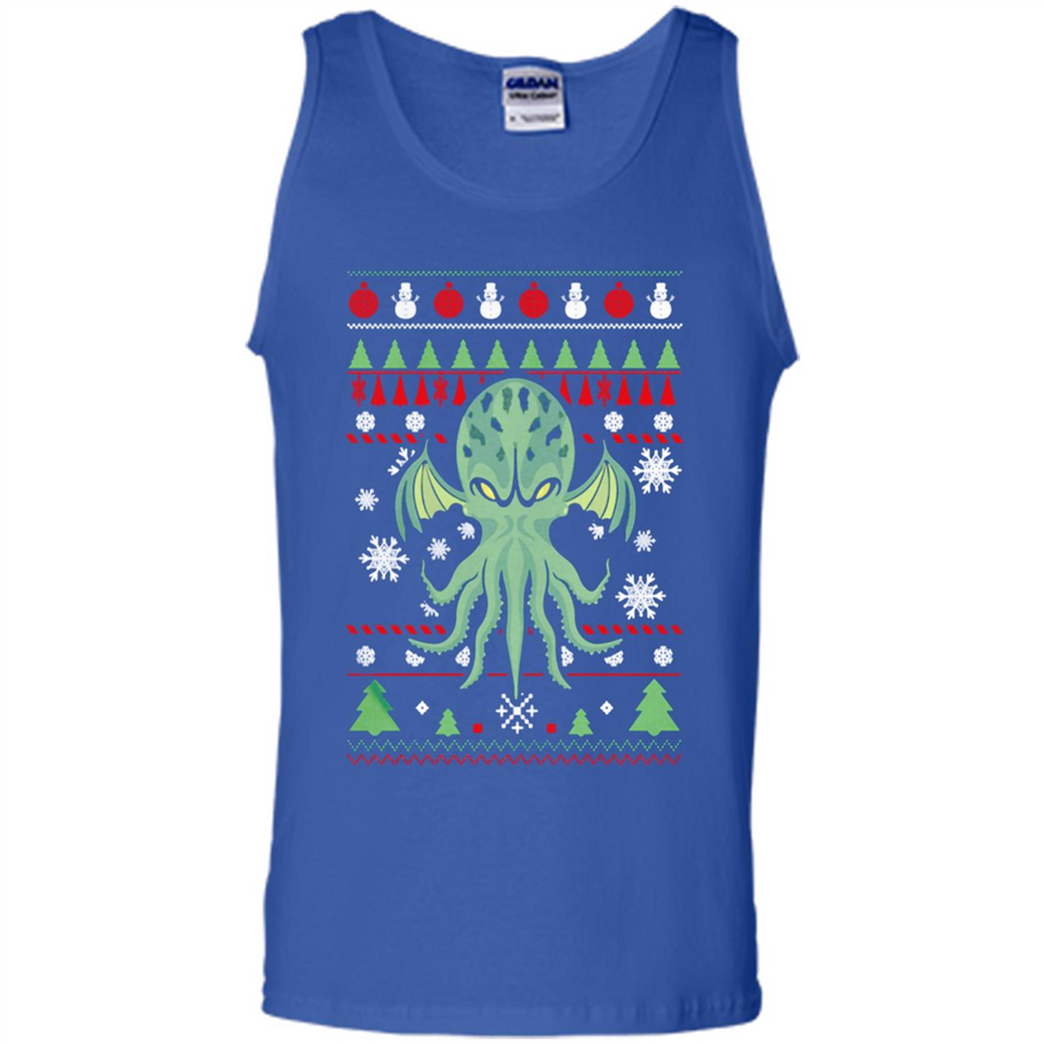 Octopus Ugly Sweater Christmas - Tank Top