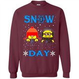Snow Day Shirt For Detroit Tigers Vs Minion Fans pingpong
