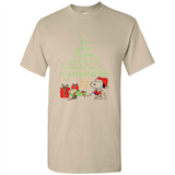 Snoopy Merry Christmas with Christmas tree T-Shirt - Shirt