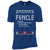 Mens Christmas Funcle Definition - Premium Short Sleeve T-Shirt