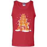 Tiger Christmas Tree Funny Merry Christmas - Tank Top