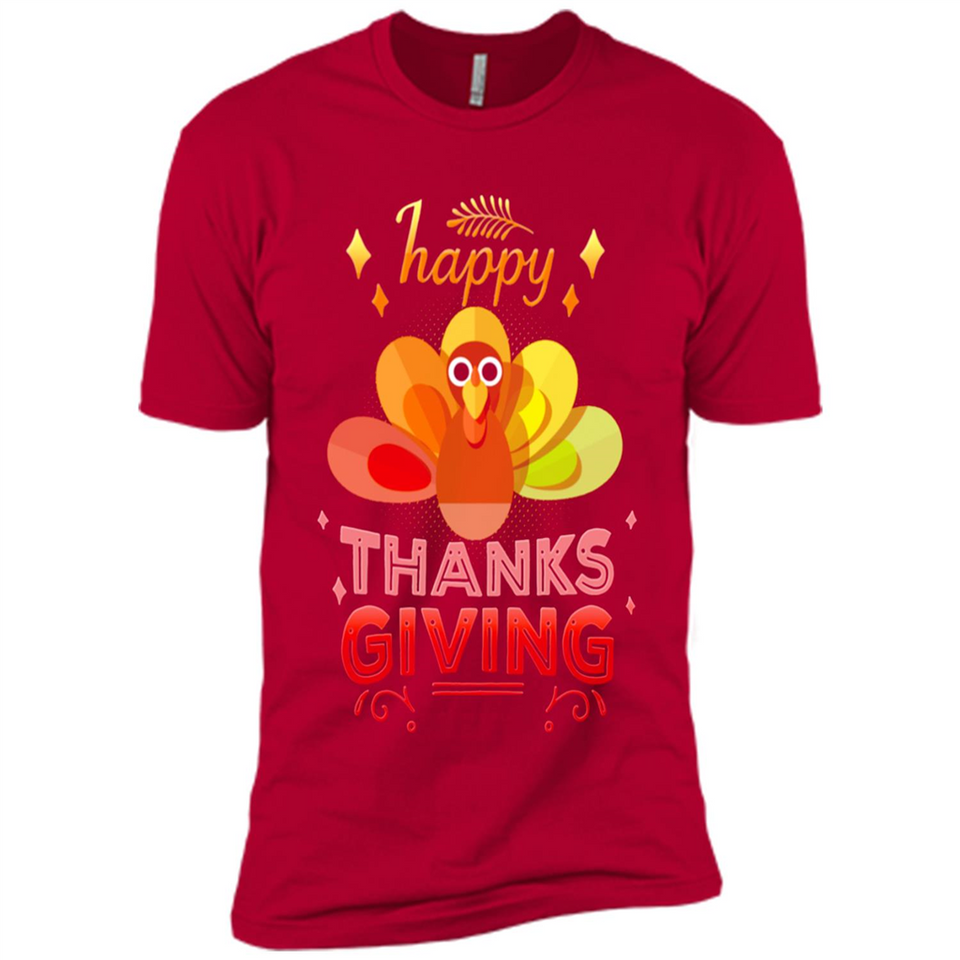 Happy Thanksgiving Turkey Day Colorful Cute