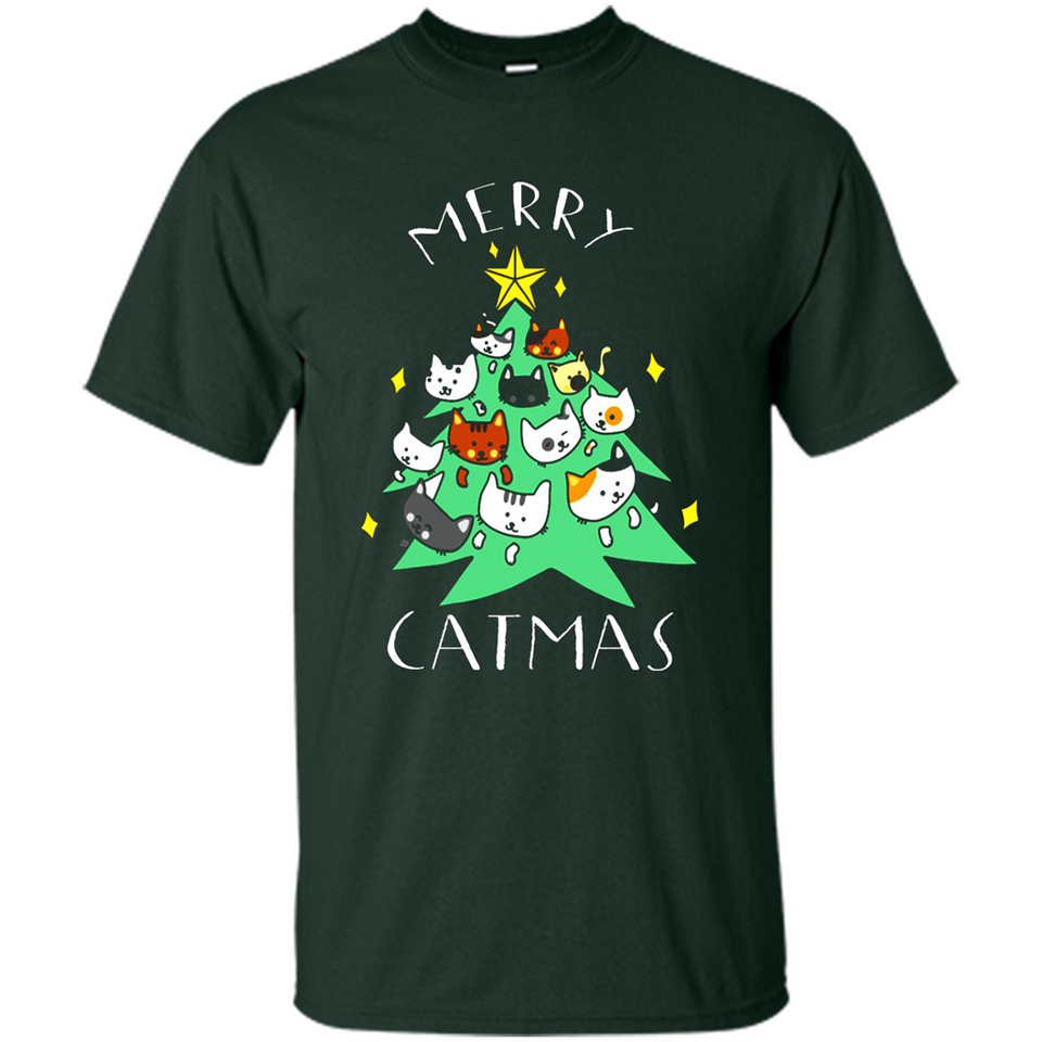 Merry Catmas Funny Cool Christmas Mug PINGPONG - Shirt