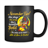 November Girl She Slays She Prays She's Beautiful PINGPONG