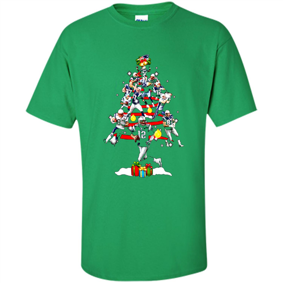 NEW ENGLAND PATRIOTS PLAYERS CHRISTMAS TREE PINGPONG