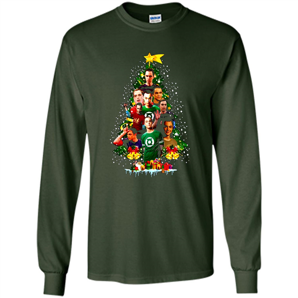 Sheldon Cooper Christmas tree sweater PINGPONG