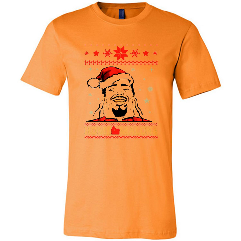 Home Malone Christmas Sweater PINGPONG - Canvas Unisex T-Shirt