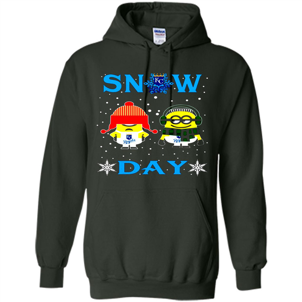 Snow Day Shirt For Kansas City Royals Vs Minion Fans pingpong