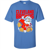 Grumpy Santa Claus Cleveland Browns Football Team PINGPONG