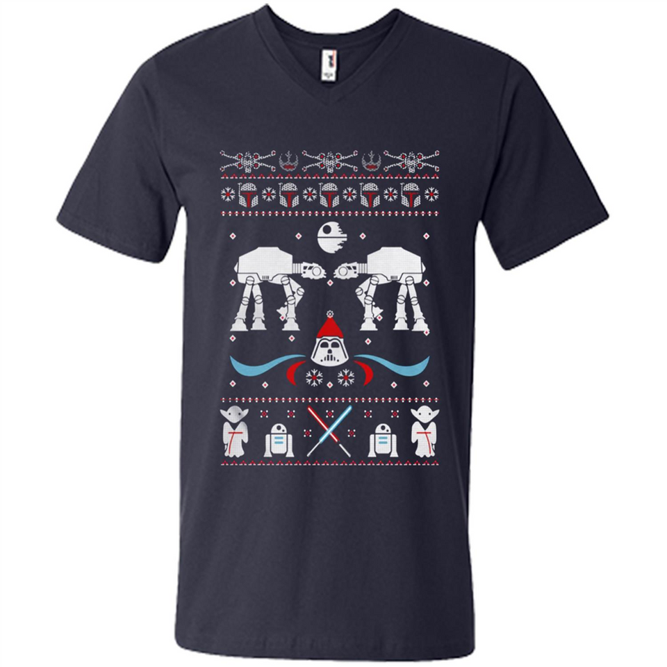 Star Wars Icons Funny Ugly Christmas - Men's V-Neck