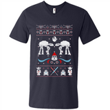Star Wars Icons Funny Ugly Christmas - Men's V-Neck