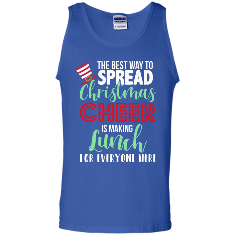 Spread Christmas Cheer Lunch Family Xmas Gift Ls - Tank Top