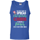 Spread Christmas Cheer Lunch Family Xmas Gift Ls - Tank Top