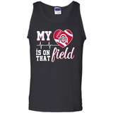 Ohio State Buckeyes Football My Heart is on that Field - Tank Top