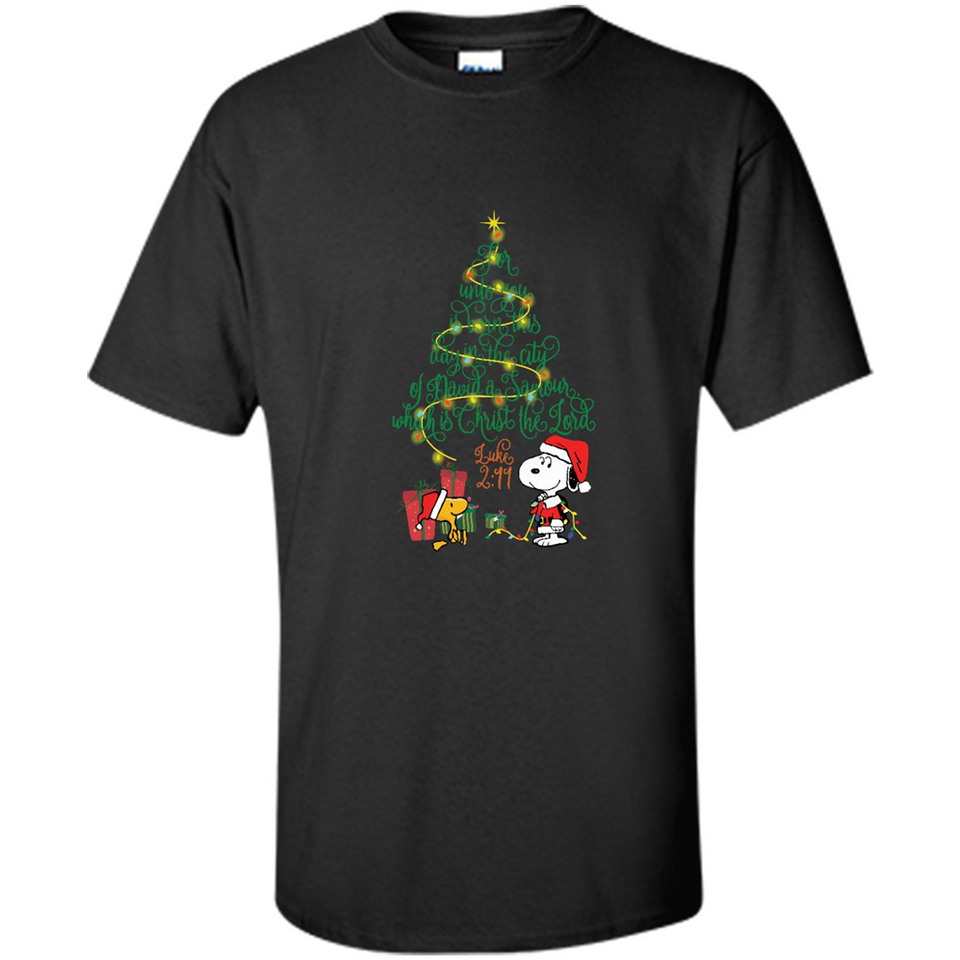 Snoopy-Woodstock-Christmas-tree-for-unto-you-is-born-this-day