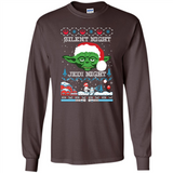 YODA SILENT NIGHT JEDI NIGHT CHRISTMAS UGLY SWEATER