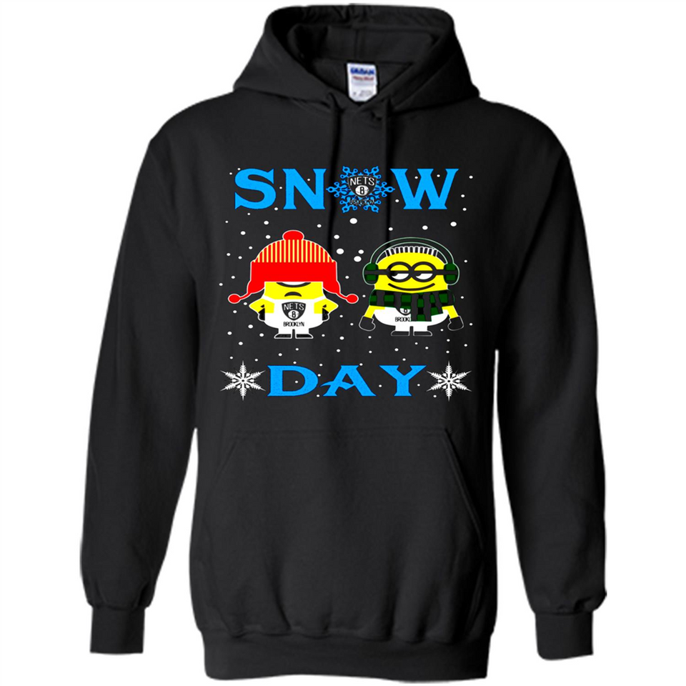 Snow Day Shirt For Brooklyn Nets Vs Minion Fans pingpong