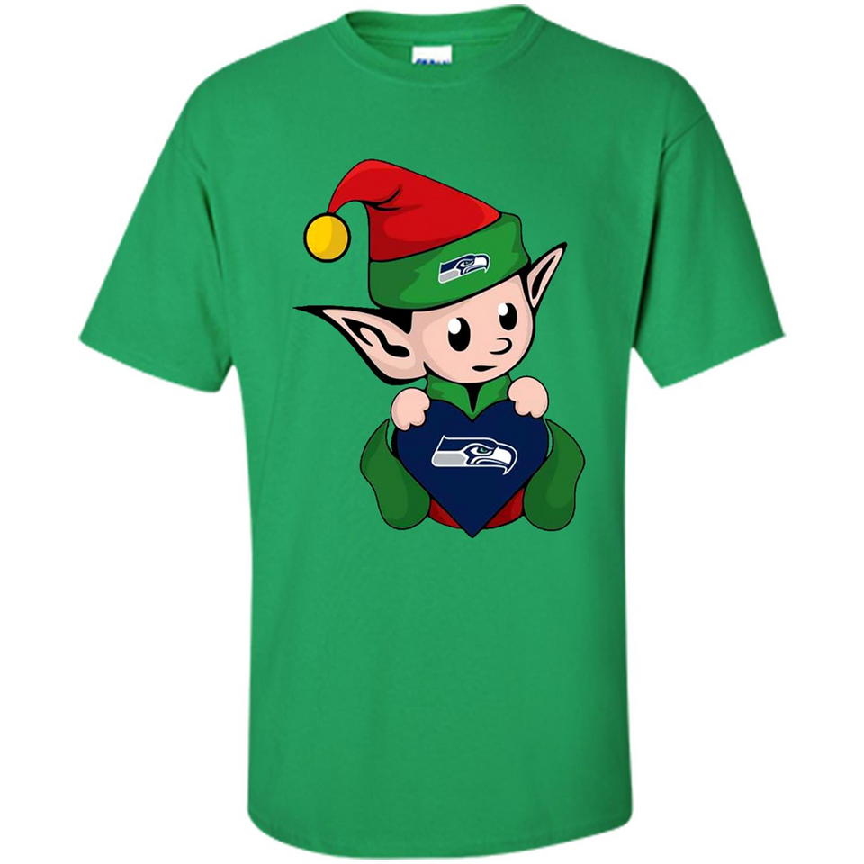 Seattle Seahawks ELF Elves Grinch Santa Claus