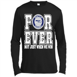 Seattle Seahawks Forever For ever not just when we win - Canvas Long Sleeve T-Shirt