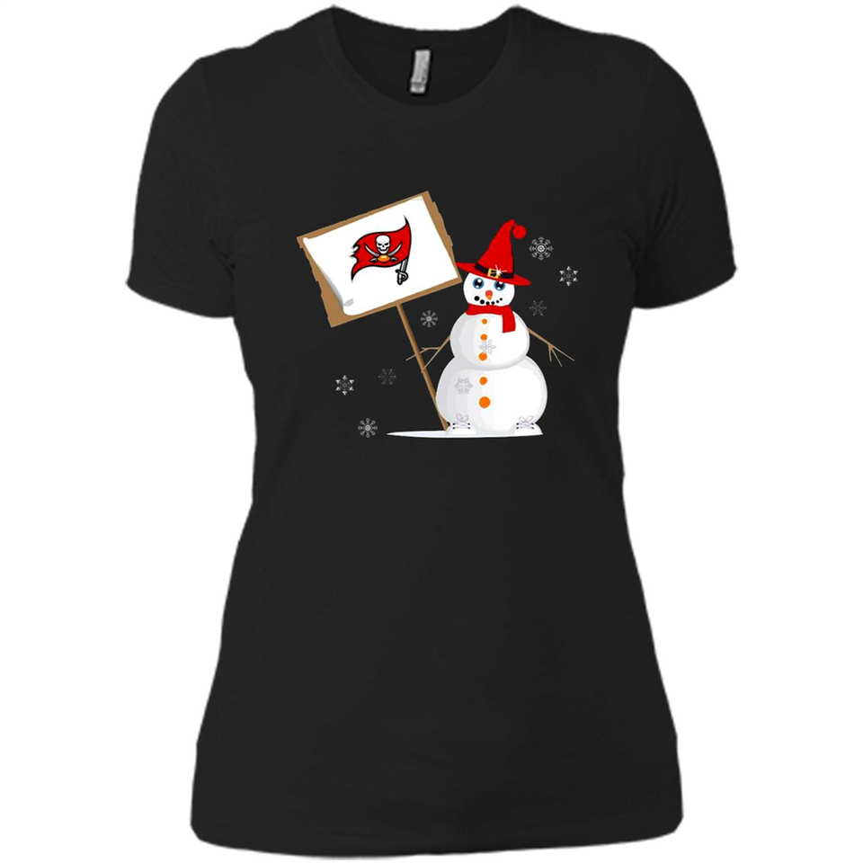 Tampa Bay Buccaneers Snowman Funny