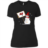 Tampa Bay Buccaneers Snowman Funny